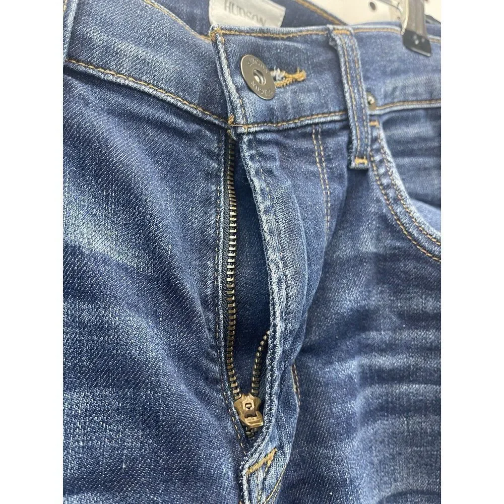 Hudson‎ Jeans Mens Size 31 Bryon 5 PKT Straight Leg Zip Fly Med Wash Quality